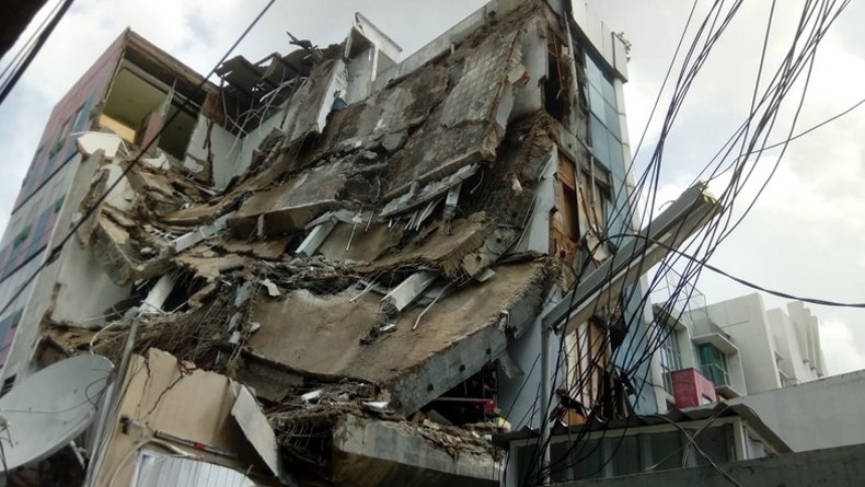 Kondisi Tak Layak, Bangunan Roboh di Slipi Akan Diruntuhkan