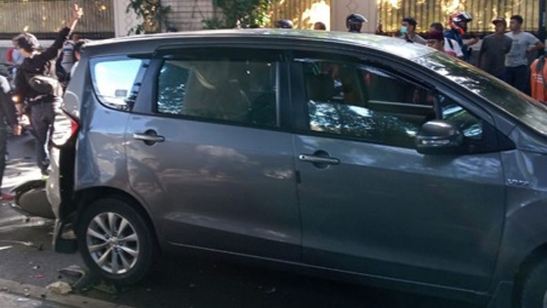 Kecelakaan Beruntun di Jalan Manunggal Juang Jakarta Selatan, Lalin Padat