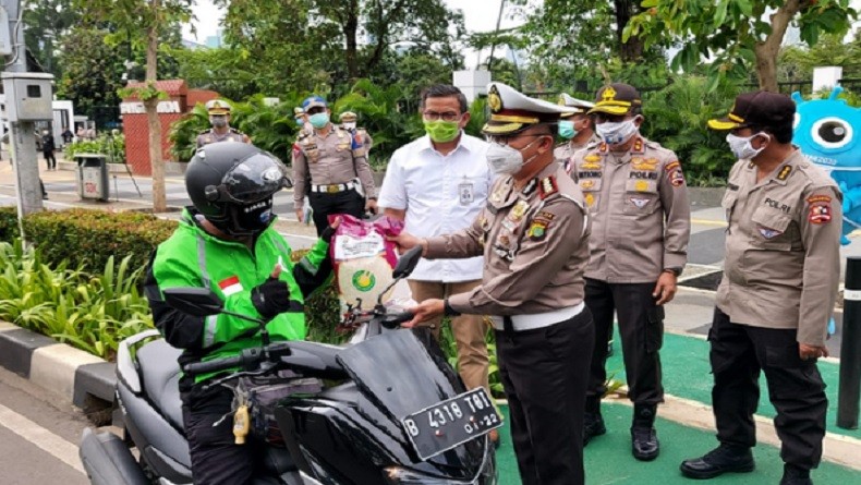 PSBB Corona di DKI Jakarta, Ojek Online Dilarang Berboncengan