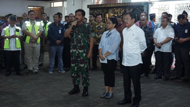 Panglima TNI, Menkes dan Menlu Hadiri Pelepasan Tim Penjemputan WNI dari Wuhan