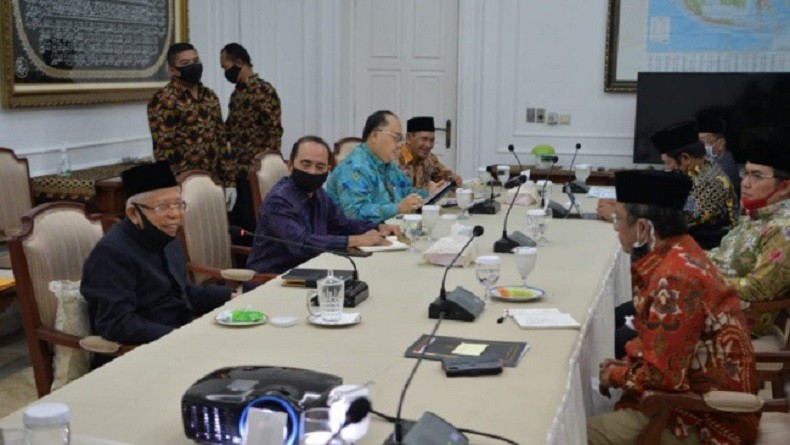Polemik RUU HIP, Sejumlah Ormas Islam Bersama Mahfud MD Bertemu Ma'ruf Amin