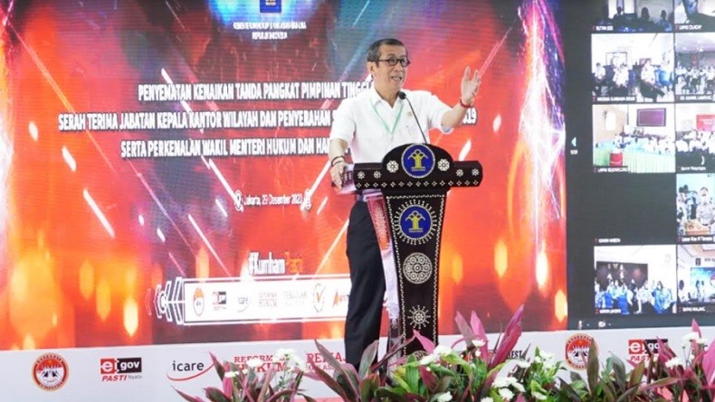 Tolak Demokrat Kubu Moeldoko, Yasonna: Kita Gunakan Rujukan AD ART 2020