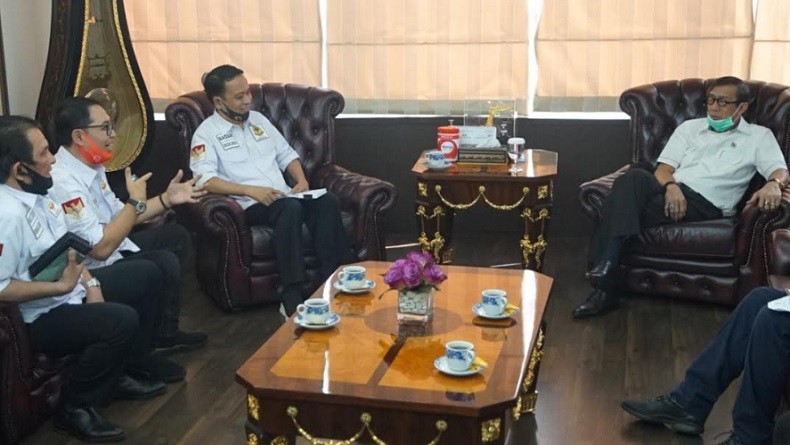 Partai Berkarya Kubu Muchdi PR Temui Menkumham Yasonna Laoly