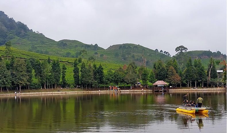 Wisatawan Wajib Bawa Hasil Rapid Tes Antigen, Telaga Saat Bogor Sepi