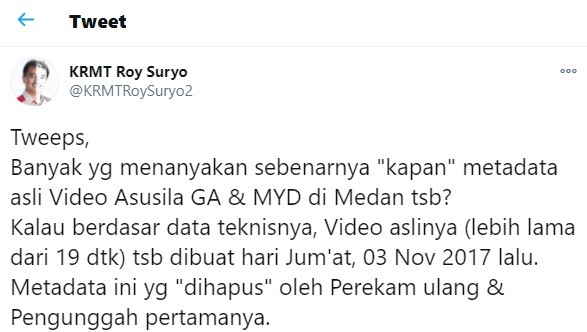 Soal Video Syur Gisel, Roy Suryo: Mungkin Bukan Hanya Satu Rekaman