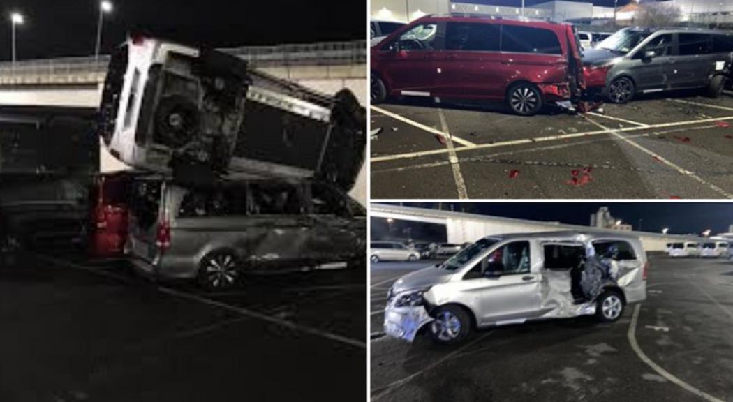 Tak Terima Dipecat, Seorang Pria Nekat Hancurkan 50 Van Mercedes-Benz Seharga Rp500 Jutaan