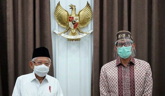 Menparekraf Sandiaga Uno Temui Wapres Ma'ruf Amin, Ini yang Dibahas