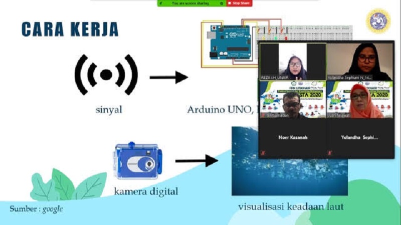 2 Mahasiswa Unair Ciptakan Alat Pendeteksi Kebersihan Laut Berbasis Internet 