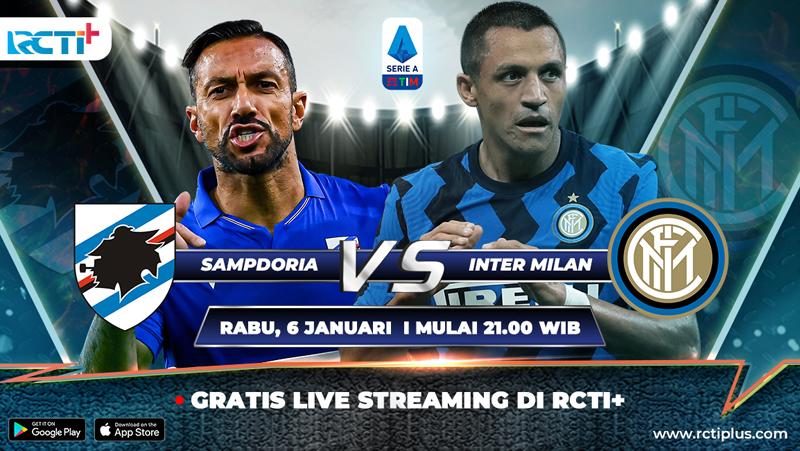 Prediksi Sampdoria Vs Inter Milan, Ini Link Live Streamingnya di RCTI+ 