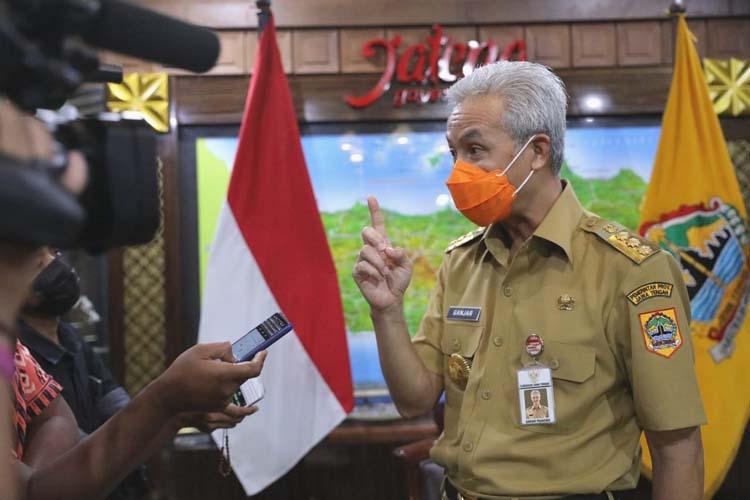 HPN 2021, Ganjar: Pers Hadapi Tantangan Migrasi Media dan Pandemi Covid