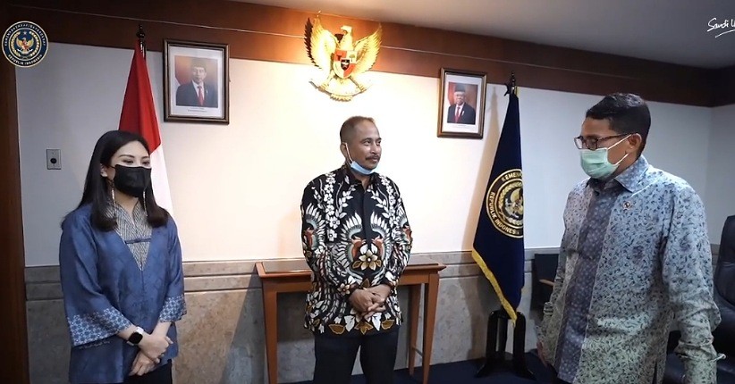 Sandiaga Uno dan Angela Tanoesoedibjo Bertemu Mantan Menpar Arief Yahya Diskusi Pemulihan Pariwisata