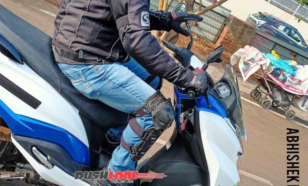 Motor Listrik Suzuki Burgman Tertangkap Kamera Diuji Jalan Tanpa Kamuflase