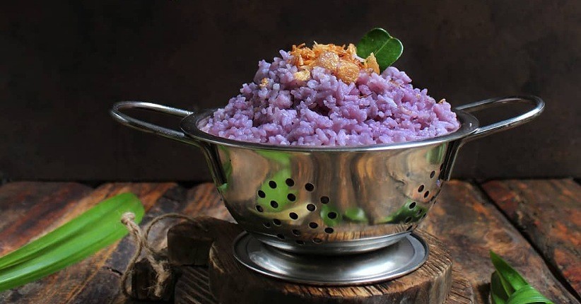 Ide Bikin Nasi Uduk Ubi Ungu Gurih, Unik Ada Sensasi Rasa Manis