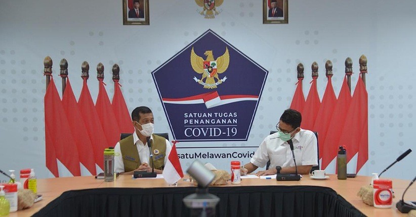 Kunjungi BNPB, Sandiaga Uno Siapkan Bantuan untuk Tenaga Kesehatan dan Gugus Tugas