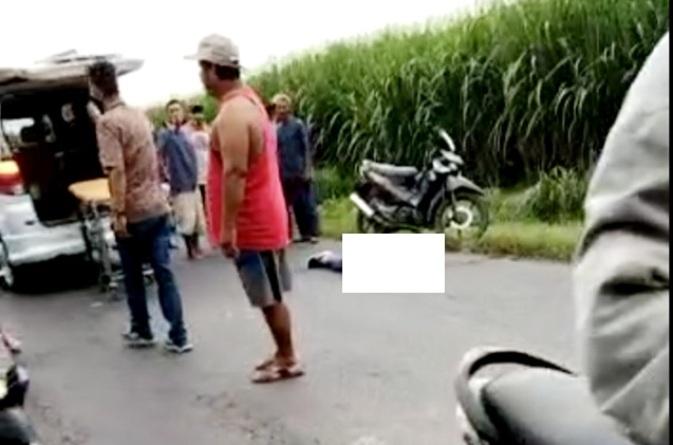Senggol Muatan Rumput, Karyawan Pabrik Sepatu Tewas Kecelakaan 
