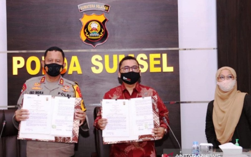 Usaha Milik Keluarga Polisi Terpuruk karena Pandemi, Polda Sumsel Kerja Sama dengan BRI Syariah 