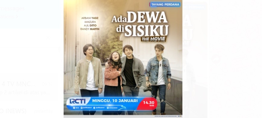 Ada Dewa di Sisiku The Movie: Semakin Bikin Penasaran, Siapa Sosok Baru di Antara Bara dan Melati? 