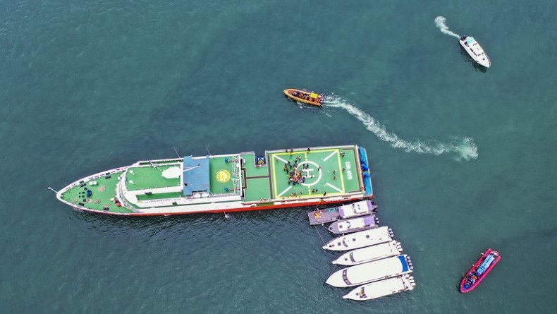 KNKT dan Damkar Lanjutkan Pencarian CVR Sriwijaya Air di Kepulauan Seribu