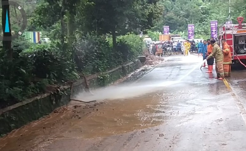 Longsor di Puncak Bogor Sudah Dibersihkan, Polisi: Tinggal Disemprot