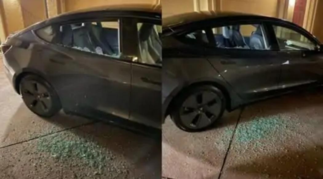 Baru Dikirim dari Dealer, Kaca Mobil Tesla Model 3 Tiba-Tiba Pecah 
