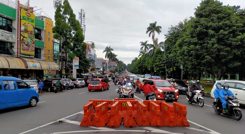 Cegah Kerumunan, Jalan Sudirman Kota Bogor Ditutup Mulai Malam Ini