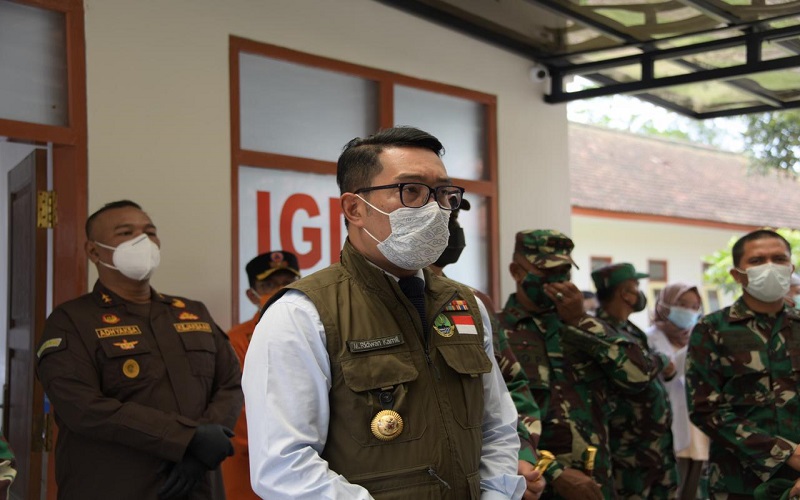 Sebut Keterisian RS Covid-19 Bogor Terendah di Bodebek, Ridwan Kamil Beri Apresiasi