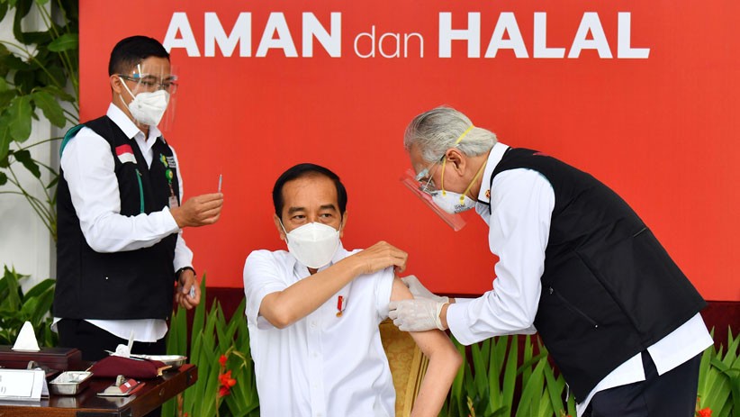 Kapolri hingga Raffi Ahmad, Ini Penerima Vaksin Covid Perdana Bersama Jokowi