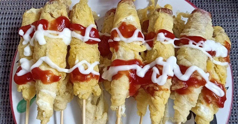 5 Cara Membuat Sosis Telur untuk Camilan, Nomor 4 Nikmat Diolah dengan Mi