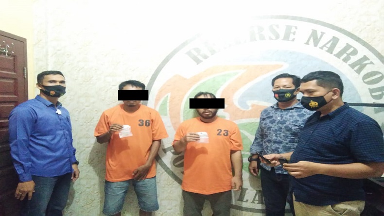 Dua Pengedar Sabu di Labuhanbatu Ditangkap Polisi 