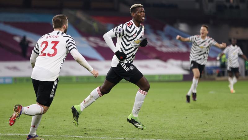 Gol Pogba Antar MU Kalahkan Burnley dan Naik ke Puncak Klasemen