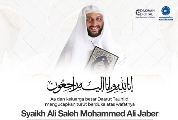 Aa Gym Kirim Doa untuk Syekh Ali Jaber: Ya Allah, Semoga Engkau Berikan Tempat Terbaik di SurgaMu