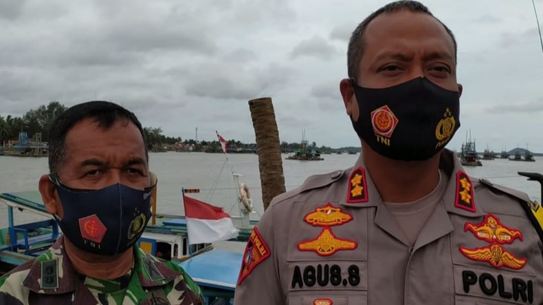 TNI/Polri di Bangka Selatan Imbau Pekerja di Laut Waspada Cuaca Ekstrem
