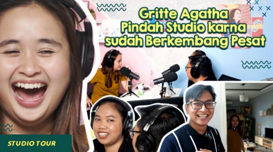 Jadi YouTuber, Gritte Agatha Punya Studio YouTube dengan Peralatan Mahal Lho!