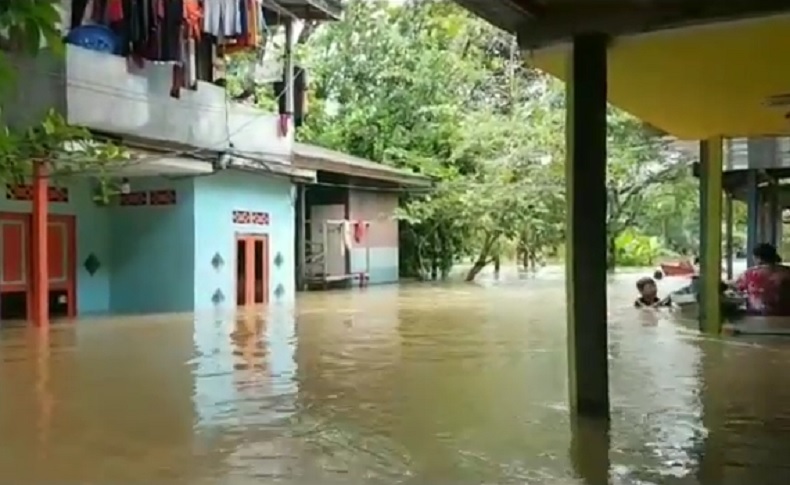 Banjir di Landak Meluas, 10 Desa di Kecamatan Ngabang Terendam Banjir