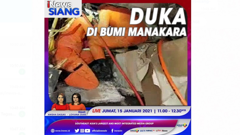 iNews Siang Pukul 11.00 Ini di iNews TV: Gempa Guncang Bumi Manakara