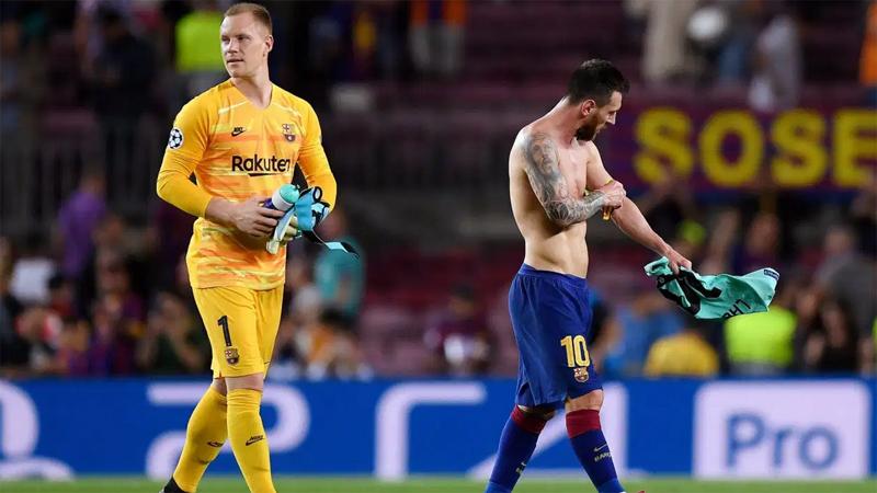 Marc-Andre Ter Stegen dan Lionel Messi Tak Akur, Ruang Ganti Barcelona Terpecah