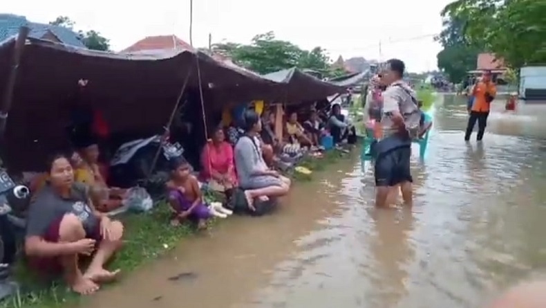 Banjir di Cirebon Semakin Meluas, 9 Unit Pompa Dioperasikan