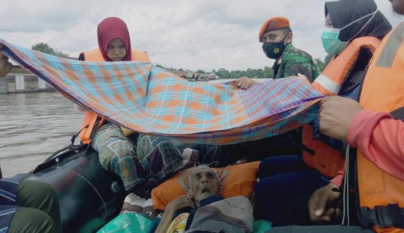 Evakuasi Korban Banjir di Kalsel, Paskhas Sisir Tiga Lokasi