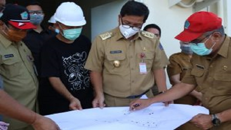 Wagub Sulut Tinjau Pembangunan RSJ Ratumbuysang, Kandouw: Ini Untuk Melengkapi Fasilitas RS di Sulut
