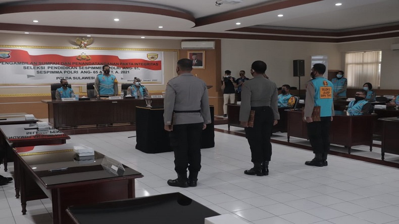 Seleksi Sespimmen dan Sespimma TA 2021 Polda Sulut Dimulai, Ini Penegasan Wakapolda 
