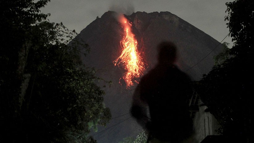 Gunung Merapi Empat Kali Keluarkan Awan Panas 