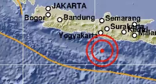 Gempa Bermagnitudo 5,0 Guncang Gunungkidul, Tak Berpotensi Tsunami