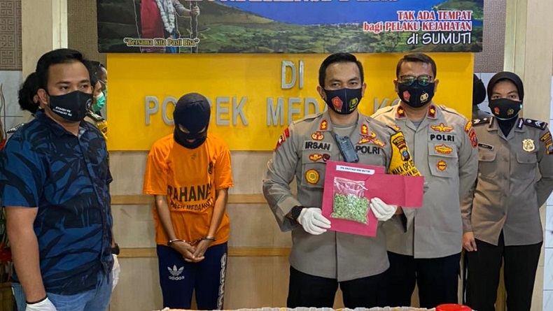 Jadi Kurir Ekstasi di Medan, Perempuan asal Deliserdang Ditangkap