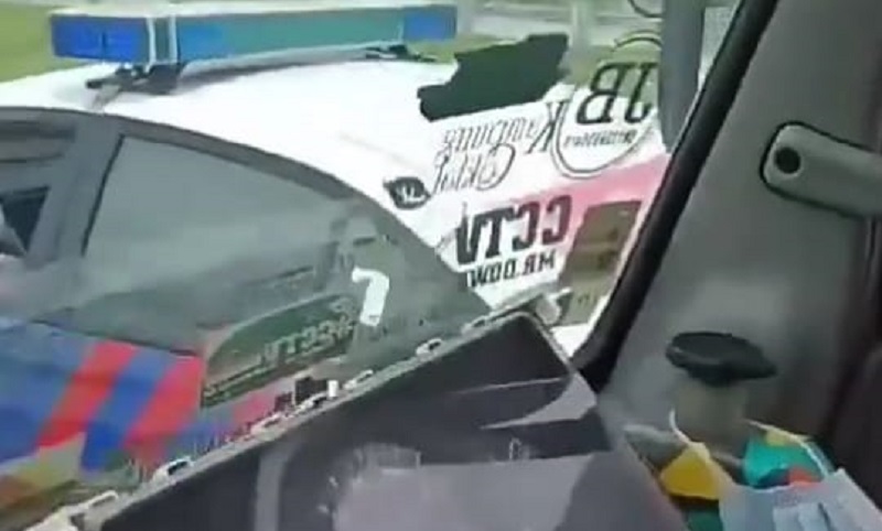 Kasus Viral Mobil PJR Saling Kejar dengan Truk Dilaporkan ke Ditreskrimsus 
