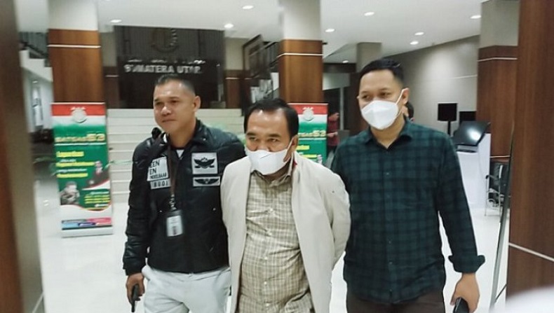Kejati Eksekusi Ketua Inkindo Sumut, Terpidana Korupsi Peta Bencana ke Lapas Medan