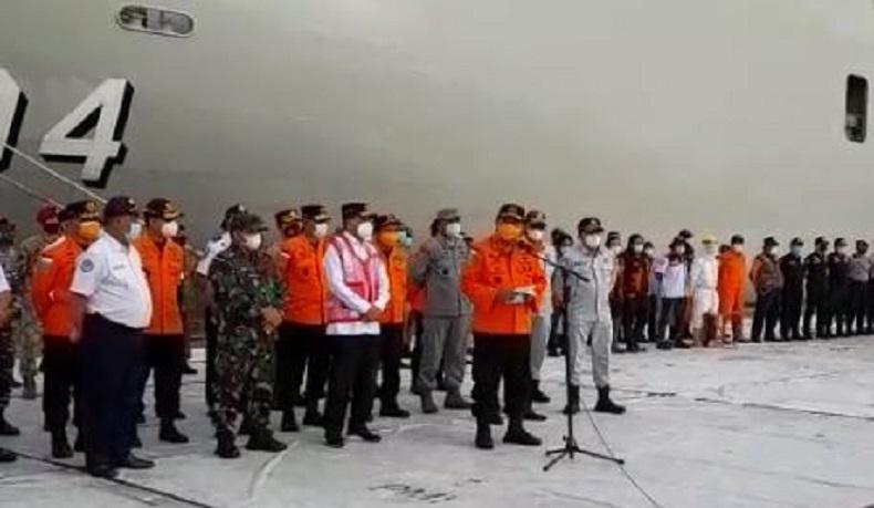 Operasi Pencarian Pesawat dan Korban Sriwijaya Air Dihentikan, Basarnas Terus Monitor