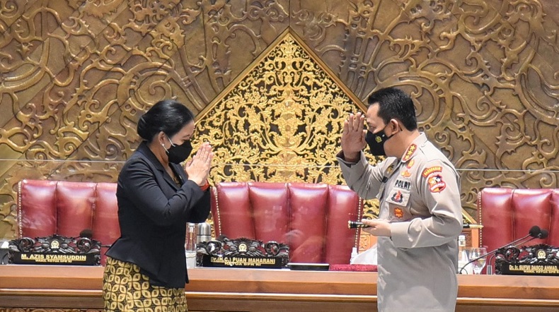 Pesan Puan Maharani untuk Komjen Listyo Sigit: Penegakan Hukum Tak Pakai Kaca Mata Kuda