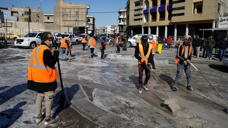 Bom Bunuh Diri Guncang Pasar Baghdad Irak, 28 Orang Tewas