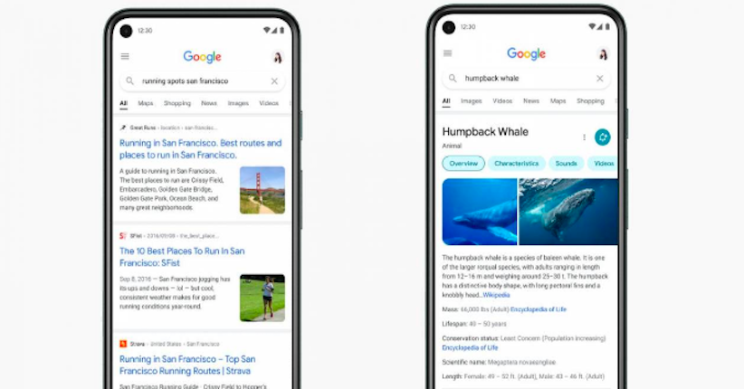 Google Search di Mobile Mendapatkan Redesain Visual Besar