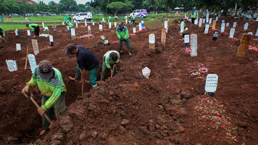 TPU Bambu Apus Tambah Petugas Pemakaman Khusus Jenazah Pasien Covid-19